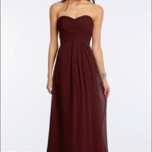 Bill Levkoff - long burgundy prom/bridesmaid dress